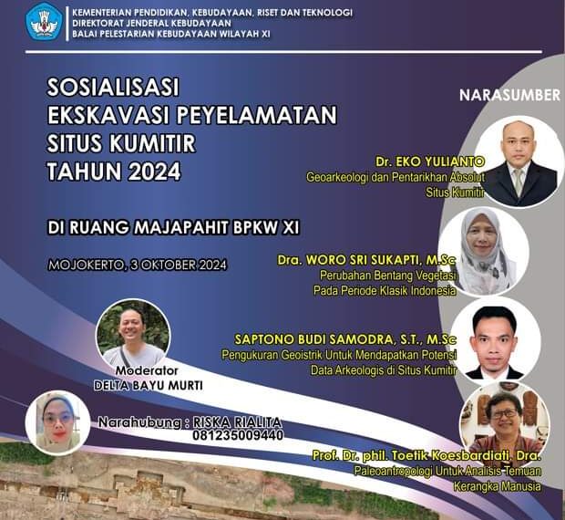 SOSIALISASI ESKAVASI PENYELAMATAN SITUS KUMITIR 2024